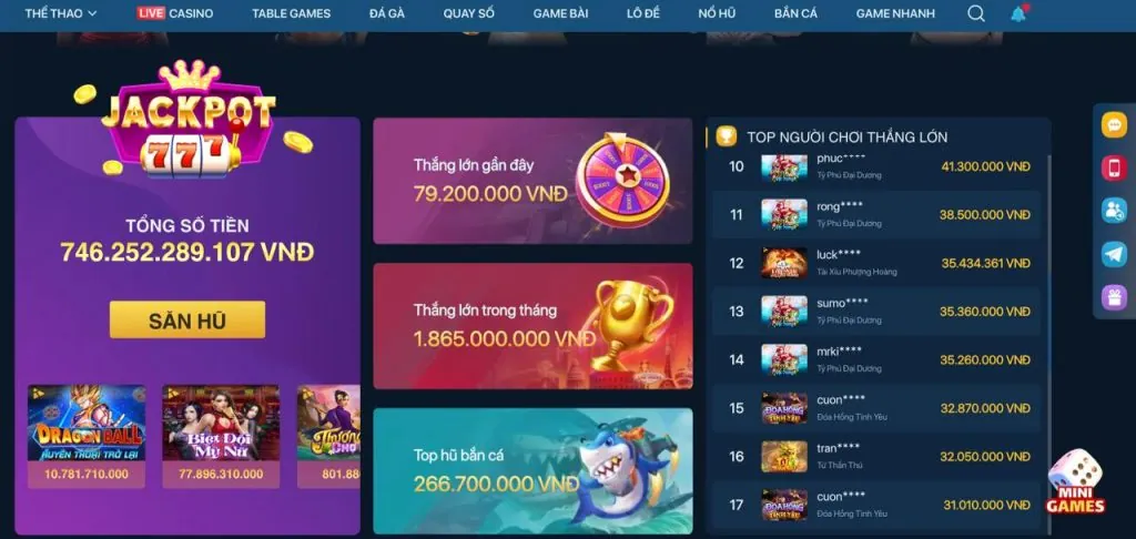 Hình ảnh gameplay bắn cá tại 5mb login